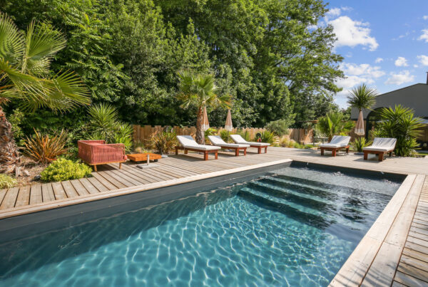 piscine et transat